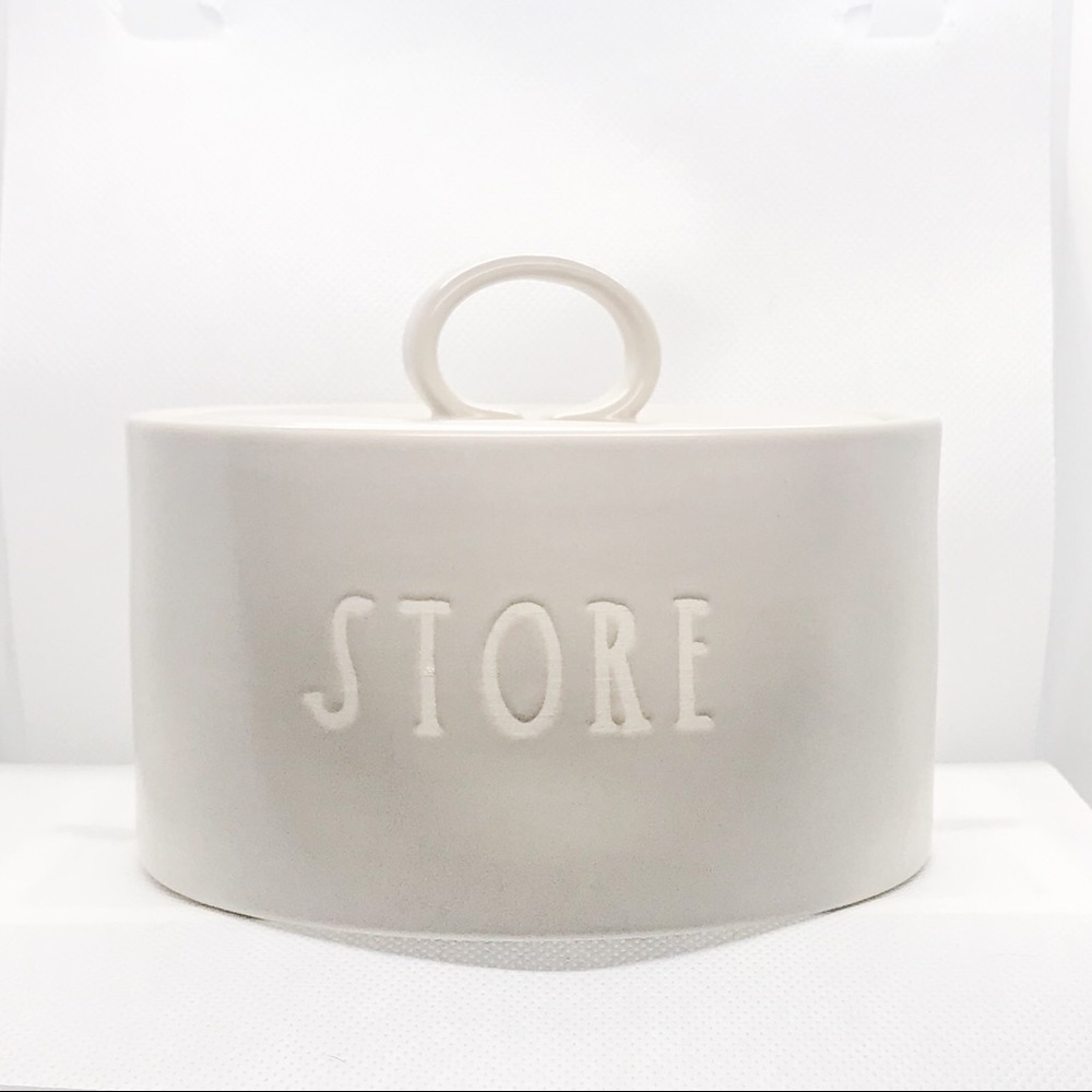 Rae Dunn STORE container with lid